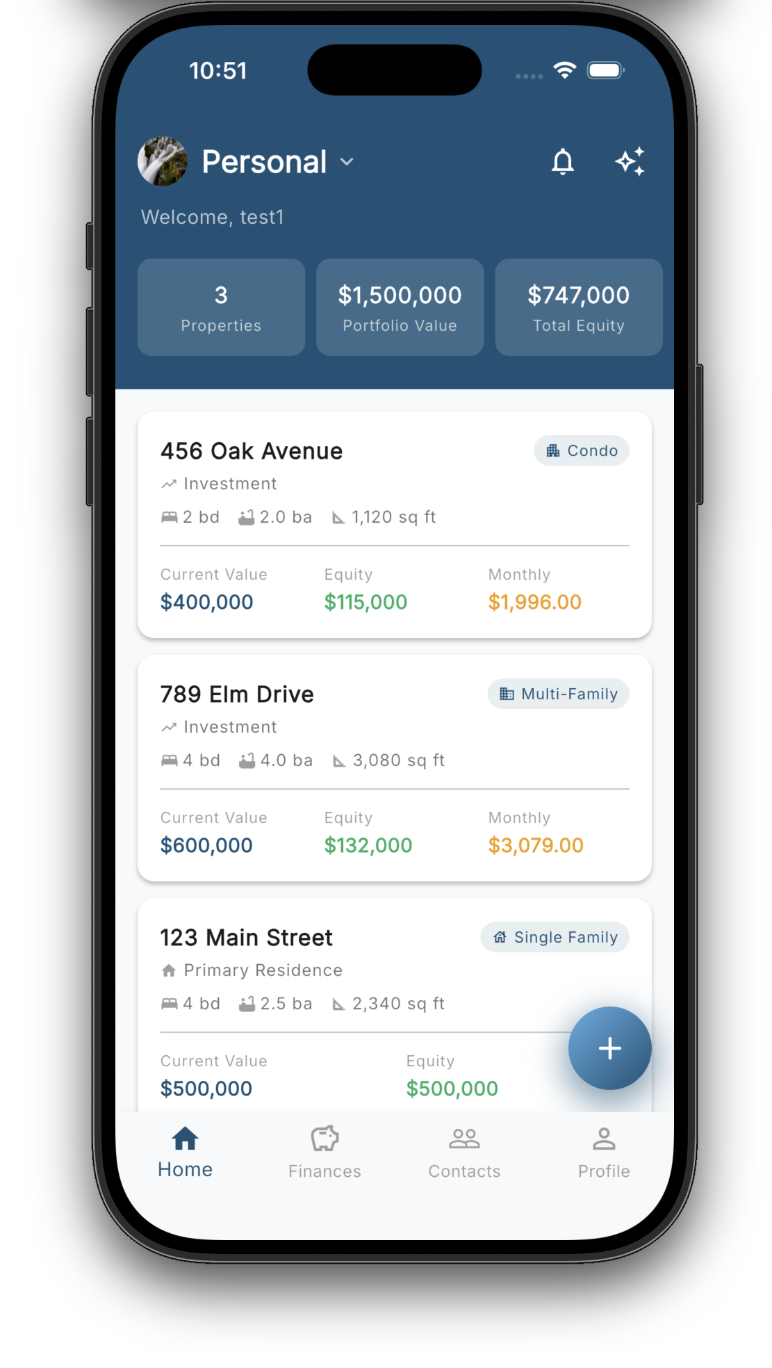 EquityPilot portfolio dashboard